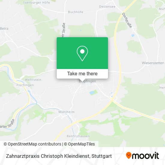 Карта Zahnarztpraxis Christoph Kleindienst