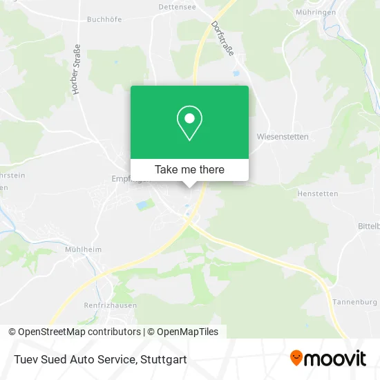 Tuev Sued Auto Service map