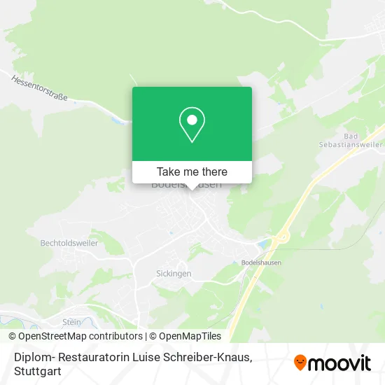 Карта Diplom- Restauratorin Luise Schreiber-Knaus