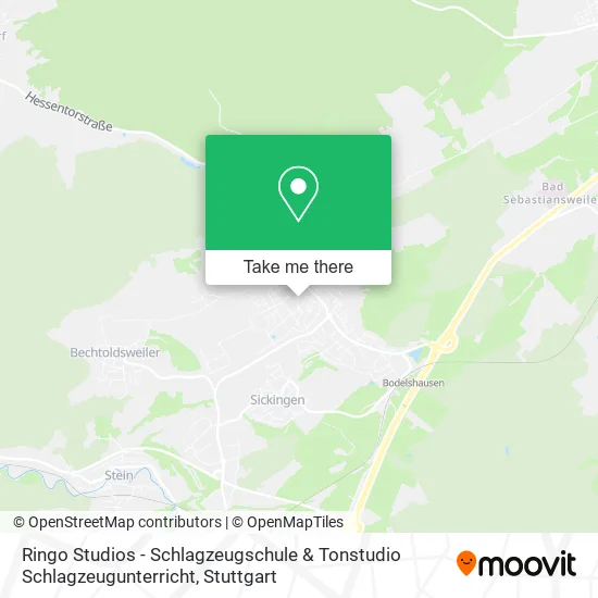 Карта Ringo Studios - Schlagzeugschule & Tonstudio Schlagzeugunterricht