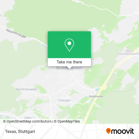 Карта Texas