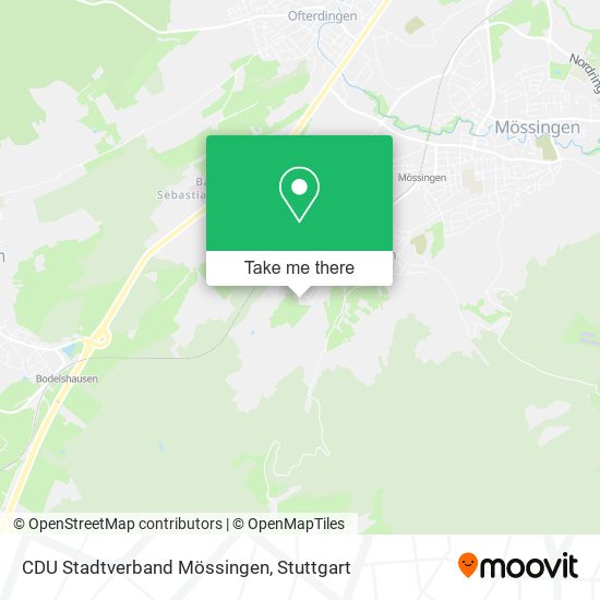Карта CDU Stadtverband Mössingen