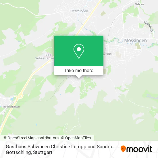 Карта Gasthaus Schwanen Christine Lempp und Sandro Gottschling