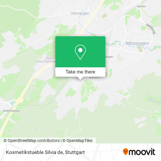 Kosmetikstueble Silvia de map