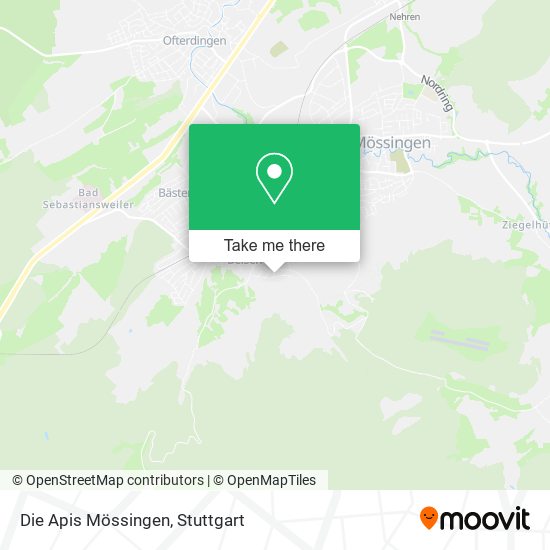 Карта Die Apis Mössingen