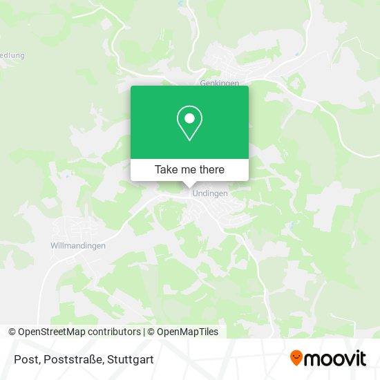 Post, Poststraße map