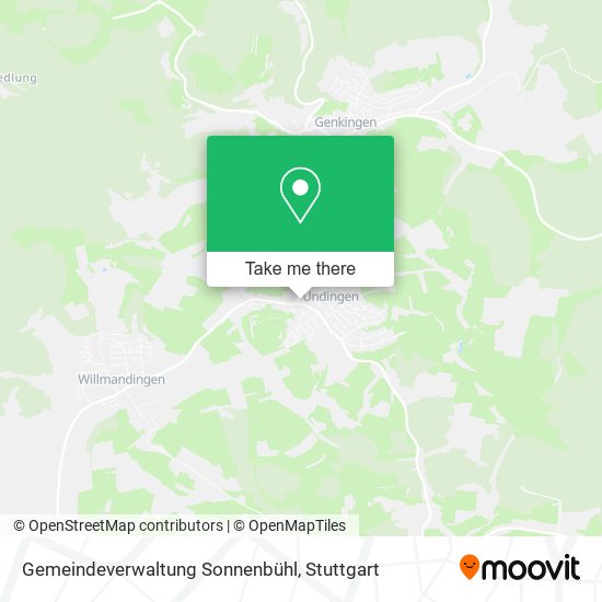 Карта Gemeindeverwaltung Sonnenbühl