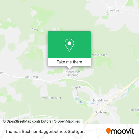 Карта Thomas Bachner Baggerbetrieb