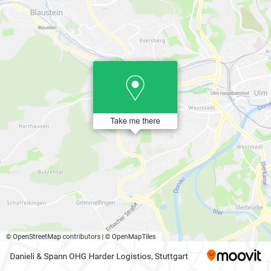 Карта Danieli & Spann OHG Harder Logistios