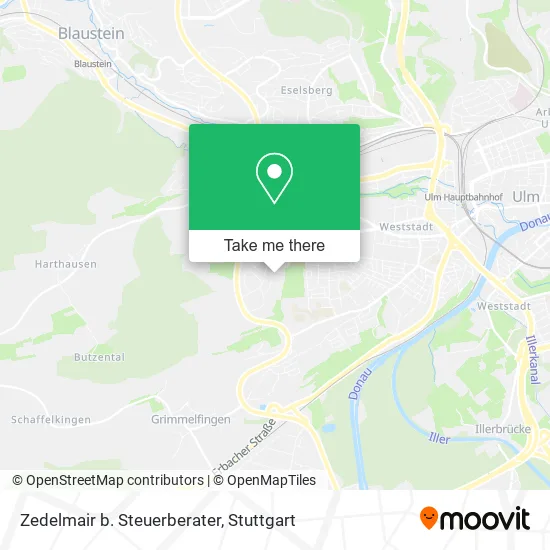 Карта Zedelmair b. Steuerberater
