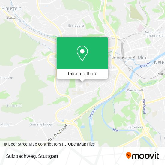 Sulzbachweg map