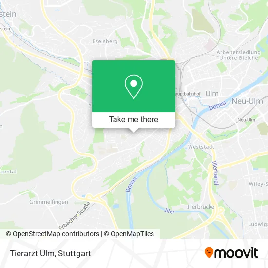 Карта Tierarzt Ulm