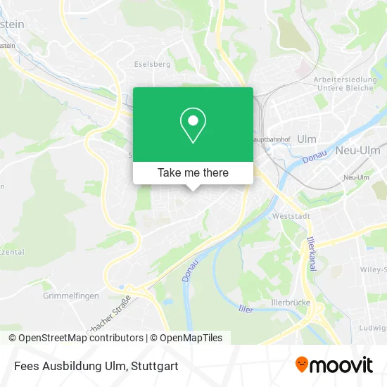 Карта Fees Ausbildung Ulm