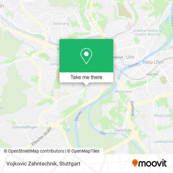 Карта Vojkovic Zahntechnik