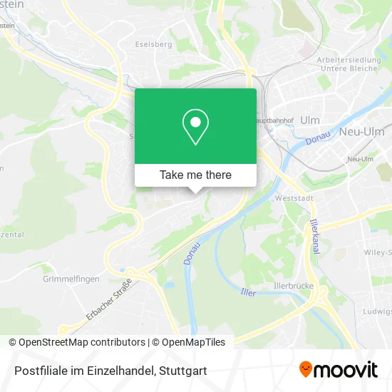 Карта Postfiliale im Einzelhandel