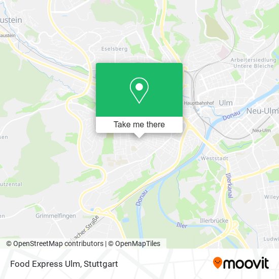 Карта Food Express Ulm