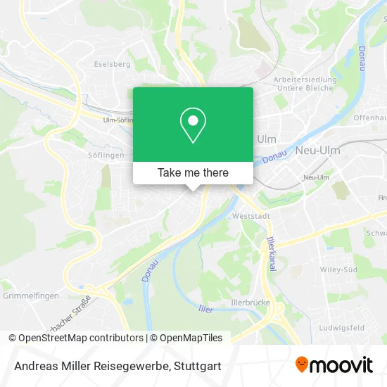 Карта Andreas Miller Reisegewerbe