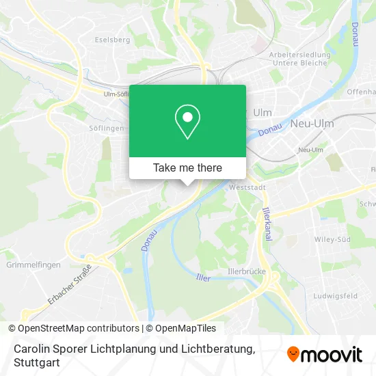 Карта Carolin Sporer Lichtplanung und Lichtberatung