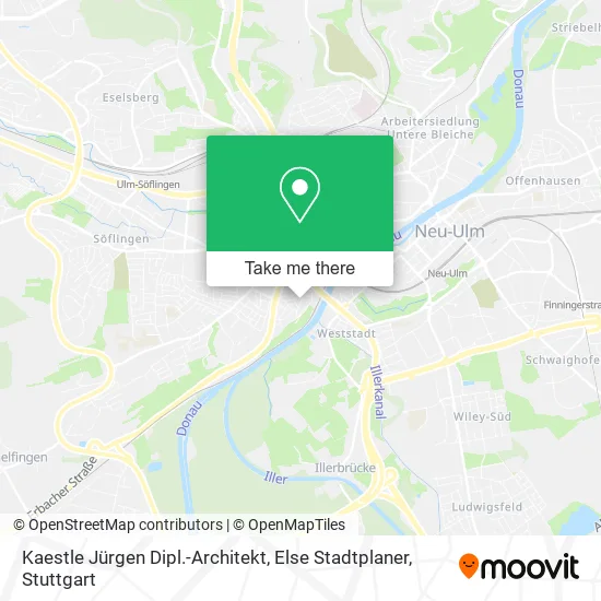 Карта Kaestle Jürgen Dipl.-Architekt, Else Stadtplaner