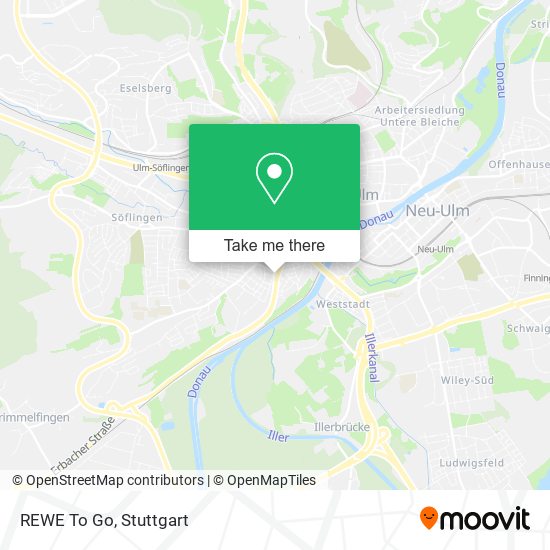 REWE To Go map