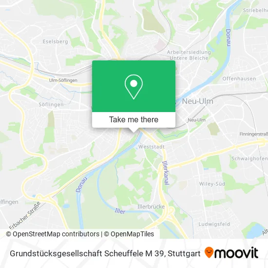 Карта Grundstücksgesellschaft Scheuffele M 39