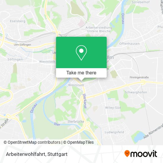 Карта Arbeiterwohlfahrt