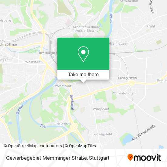 Gewerbegebiet Memminger Straße map