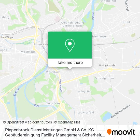 Piepenbrock Dienstleistungen GmbH & Co. KG Gebäudereinigung Facility Management Sicherheit map