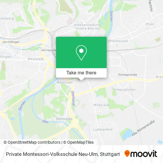Карта Private Montessori-Volksschule Neu-Ulm