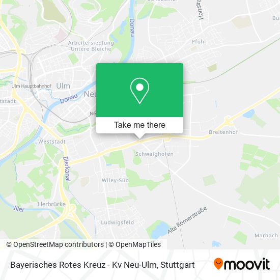 Bayerisches Rotes Kreuz - Kv Neu-Ulm map