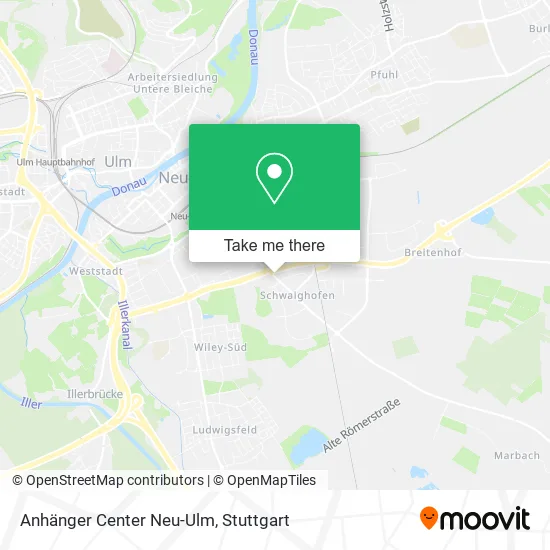 Карта Anhänger Center Neu-Ulm