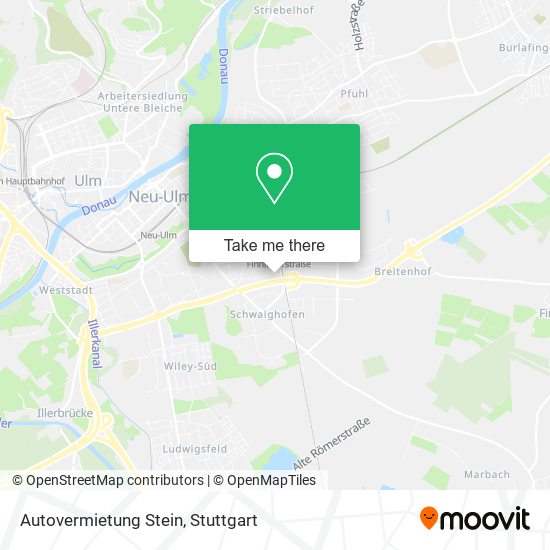 Autovermietung Stein map