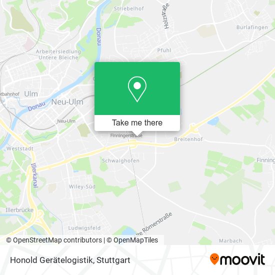 Honold Gerätelogistik map