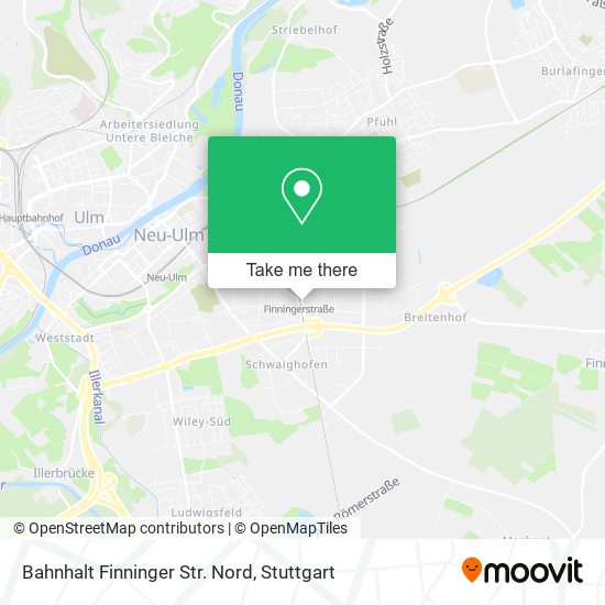 Карта Bahnhalt Finninger Str. Nord