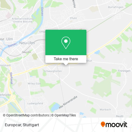 Europcar map