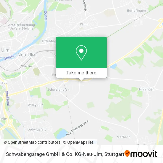 Карта Schwabengarage GmbH & Co. KG-Neu-Ulm