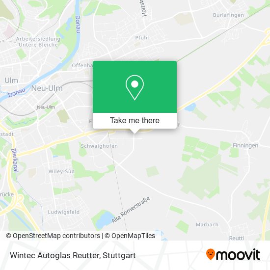 Wintec Autoglas Reutter map