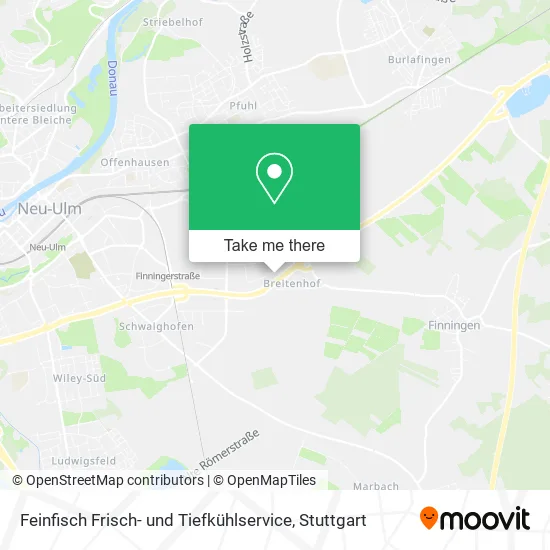 Карта Feinfisch Frisch- und Tiefkühlservice