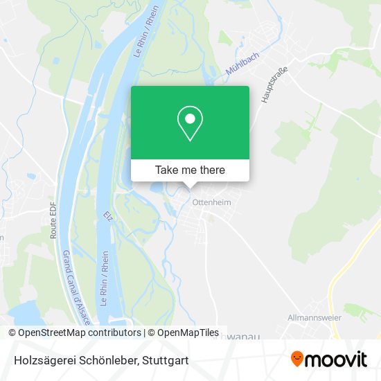Holzsägerei Schönleber map