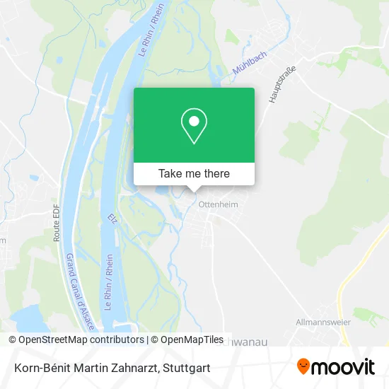 Карта Korn-Bénit Martin Zahnarzt