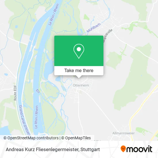 Карта Andreas Kurz Fliesenlegermeister