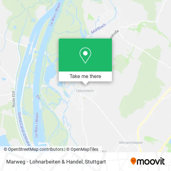 Карта Marweg - Lohnarbeiten & Handel