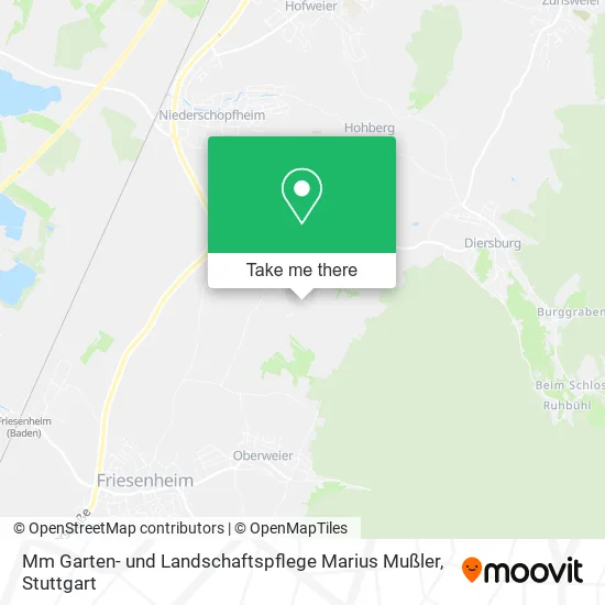 Карта Mm Garten- und Landschaftspflege Marius Mußler