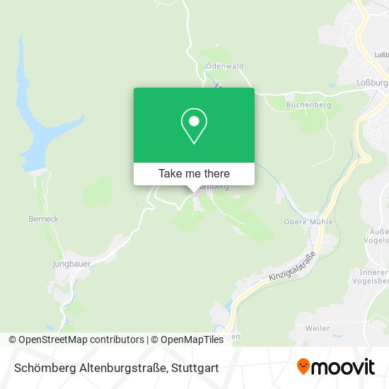 Schömberg Altenburgstraße map