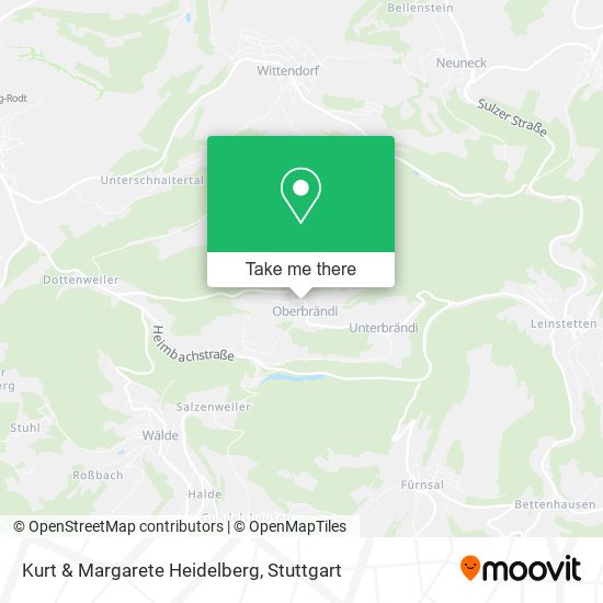 Kurt & Margarete Heidelberg map