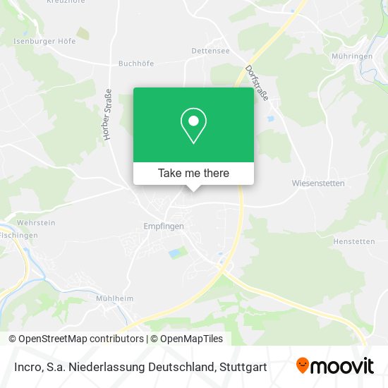 Incro, S.a. Niederlassung Deutschland map