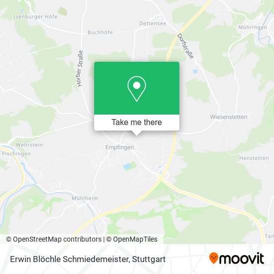 Erwin Blöchle Schmiedemeister map