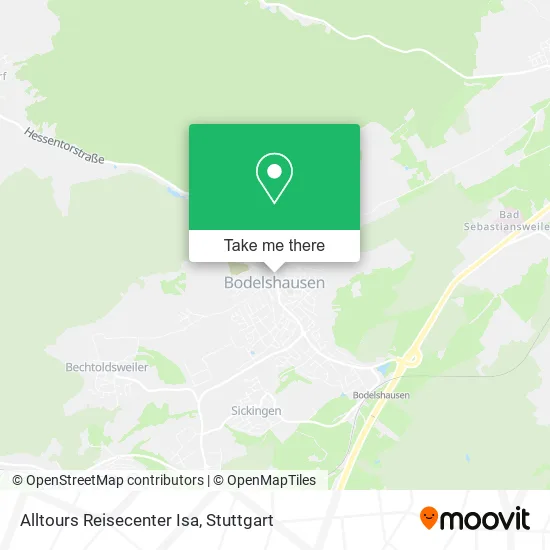 Карта Alltours Reisecenter Isa