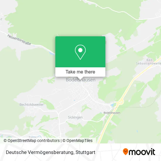 Карта Deutsche Vermögensberatung