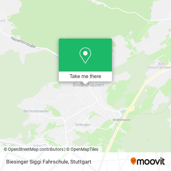 Biesinger Siggi Fahrschule map
